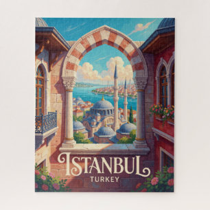 イスタンブール トルコ ボスポラス オスマン建築 ジグソーパズル