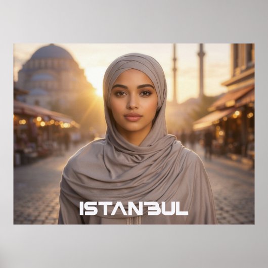 イスタンブール - トルコ ポスター (正面)