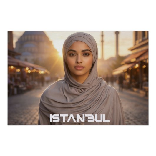 イスタンブール - トルコ ポスター (正面)
