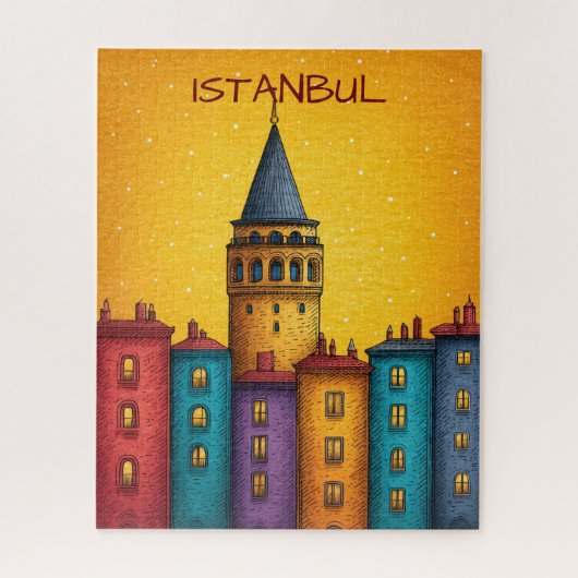 イスタンブール トルコ 旅行 ジグソーパズル (縦)