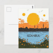 イスタンブール トルコ 旅行 ポストカード (正面/裏面)