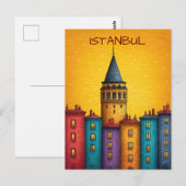 イスタンブール トルコ 旅行 ポストカード (正面/裏面)