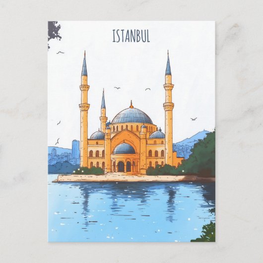 イスタンブール トルコ 旅行 ポストカード (正面)