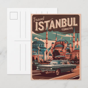 イスタンブール トルコ 旅行 ヴィンテージ お土産 ギフト ポストカード