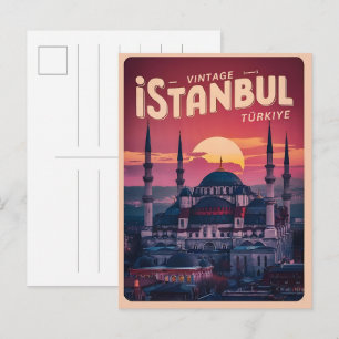 イスタンブール トルコ 旅行 ヴィンテージ お土産 ギフト ポストカード