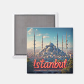 イスタンブール トルコ 旅行 探検家へのギフト 🗺️ マグネット (正面/裏面)