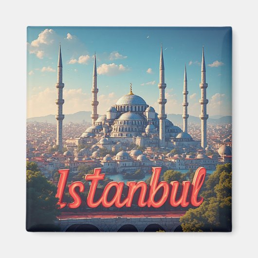 イスタンブール トルコ 旅行 探検家へのギフト 🗺️ マグネット (正面)