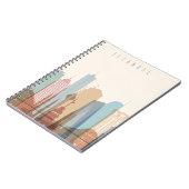 イスタンブール、トルコ|都市スカイライン ノートブック (左側)