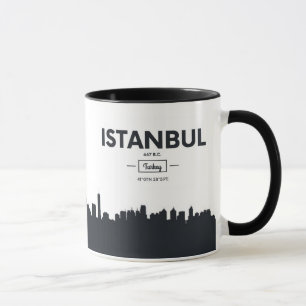 イスタンブール、トルコ 都市座標 マグカップ