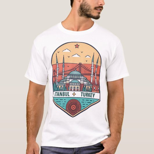 イスタンブール、トルコ Tシャツ (正面)