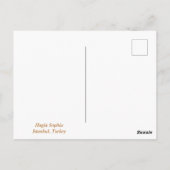 イスタンブール:ハギア・ソフィア ポストカード (裏面)