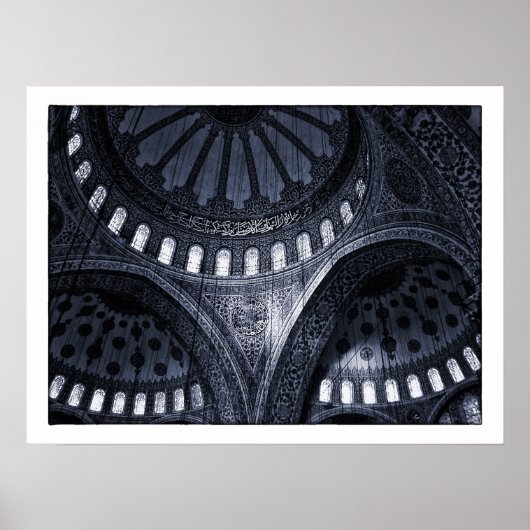 イスタンブール・ブルーモスク/トルコ ポスター (正面)