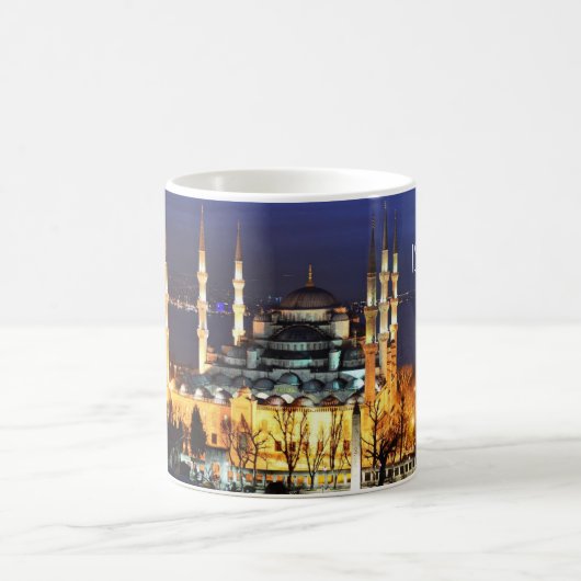 イスタンブール ブルーモスク 夜景 トルコ コーヒーマグカップ (中央)