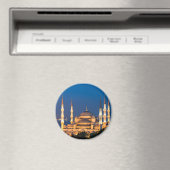 イスタンブール – 夜の磁石でスルタン・アフメド・モスク マグネット (インサイチュ (食洗機))