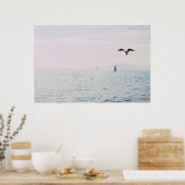 イスタンブール。旅行航海の。水ミニマル写真 ポスター (キッチン)