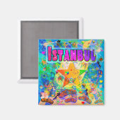 イスタンブール 時代の時計 マグネット (正面/裏面)