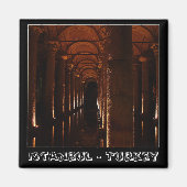 イスタンブール、水槽類、トルコ(冷蔵庫用マグネット) マグネット (正面)