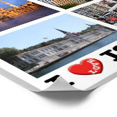 イスタンブール – I Love – トルコ –  ポスター (角)