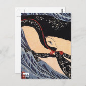 イスタンプジャポナイのカルト ポストカード (正面/裏面)