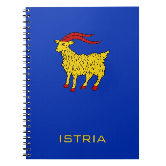 イストリアの紋章 - アドリア海の遺産 ノートブック (正面)