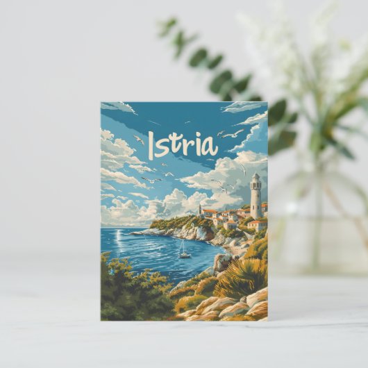 イストリアクロアチア ポストカード (スタンド正面)