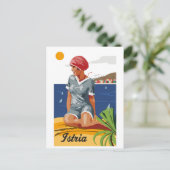 イストリア出身の少女 ポストカード (スタンド正面)