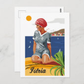 イストリア出身の少女 ポストカード (正面/裏面)