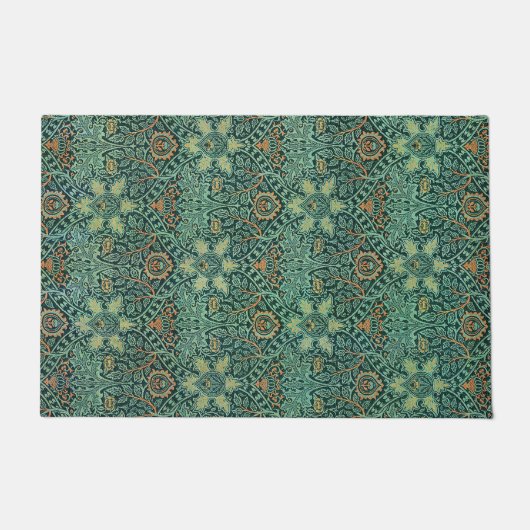 イスパハン・ウィリアム・モリス・パターン ドアマット (正面)