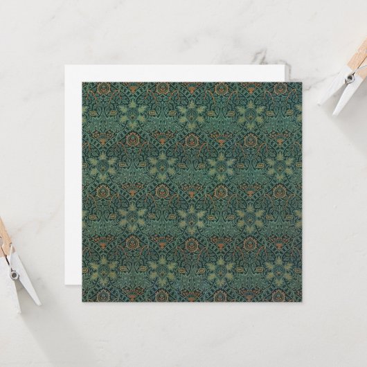 イスパハン(by John Henry Dearle) カード (正面/裏面インサイチュ)