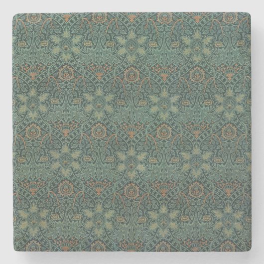イスパハン(by John Henry Dearle) ストーンコースター (正面)