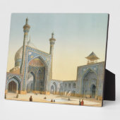 イスファのメスジド・イ・シャーの中庭の眺め フォトプラーク (側面)