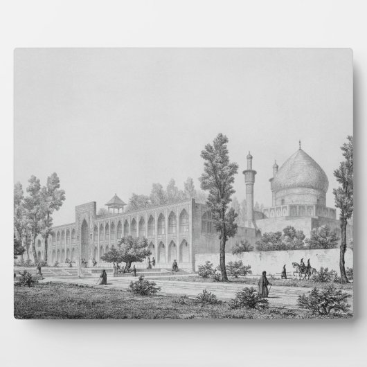 イスファハのマドラサ・イ・マスジド・イ・シャー・スルタン・フセイン フォトプラーク (正面)