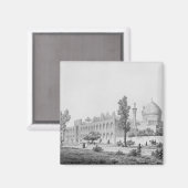 イスファハのマドラサ・イ・マスジド・イ・シャー・スルタン・フセイン マグネット (正面/裏面)