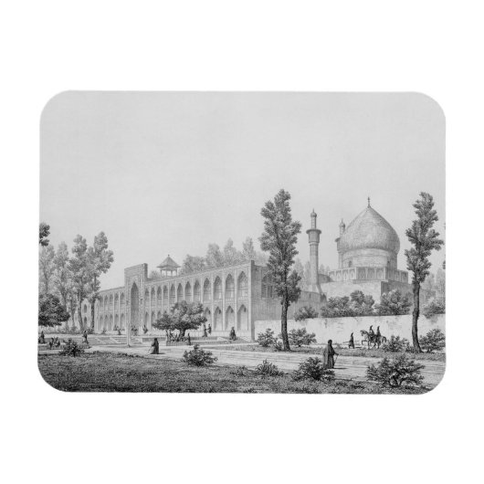 イスファハのマドラサ・イ・マスジド・イ・シャー・スルタン・フセイン マグネット (横)