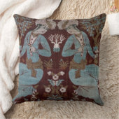 イスファハンのスタイルのパネル、ペルシャ語、17世紀(絹) クッション (ブランケット)