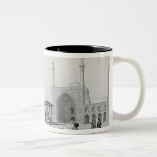 イスファハンの金曜日の素晴らしいモスク(Masjid-i Djumああ)、 ツートーンマグカップ