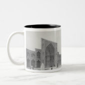 イスファハンの金曜日の素晴らしいモスク(Masjid-i Djumああ)、 ツートーンマグカップ (左)