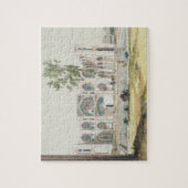 イスファハン、ペルシャのプレートのTcharバッグの宮殿 ジグソーパズル (縦)