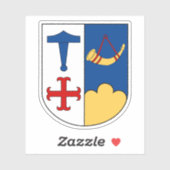 イスホジの市町村の紋章 シール (シート)