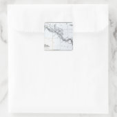 イスミアン運河ルートの提案をマップ スクエアシール (バッグ)