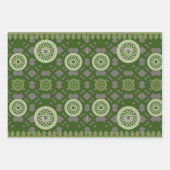 イスライモダンムアラビアパターン ラッピングペーパーシート (正面3)