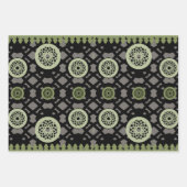 イスライモダンムアラビアパターン ラッピングペーパーシート (正面2)