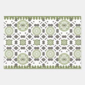 イスライモダンムアラビアパターン ラッピングペーパーシート (正面)