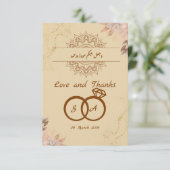 イスライ結婚ズム サンキューカード (スタンド正面)