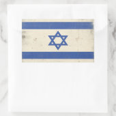 イスラエクールル動揺して国旗のシール 長方形シール (バッグ)