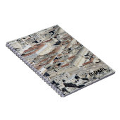 イスラエルからのエルサレムのレプリカを持つノート ノートブック (右側)