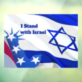 イスラエルがユダヤ国家を支持する ウィンドウサイン (シート3)