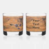 イスラエルすごいのマイステール砂漠 ウイスキーグラス (正面)