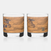 イスラエルすごいのマイステール砂漠 ウイスキーグラス (左)