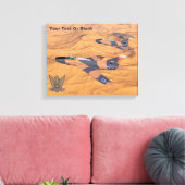 イスラエルすごいのマイステール砂漠 キャンバスプリント (インサイチュ (リビング))